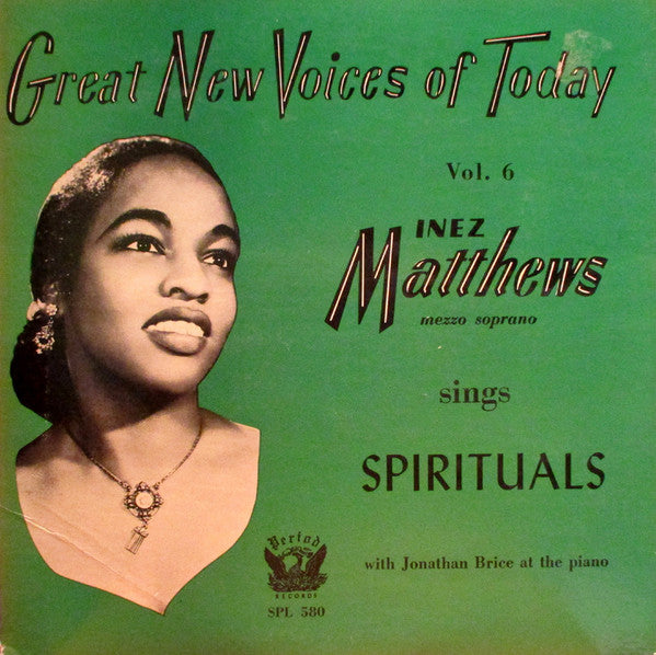 Inez Matthews - Sings Spirituals LP