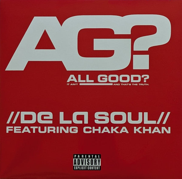 De La Soul - All Good/oooh - Red