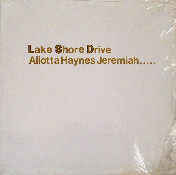 Lake Shore Drive - Aliotta, Haynes, Jeremiah