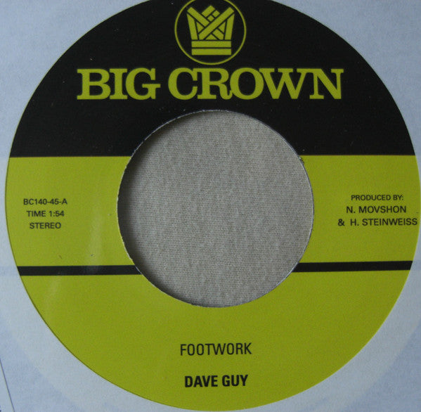 Dave Guy - Footwork b/w Morning Glory