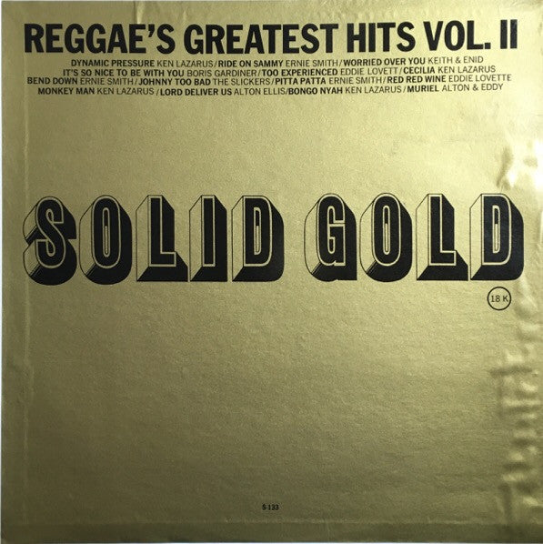 Various – Reggae's Greatest Hits Vol. II LP