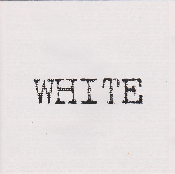 Various – White: The End Records CD