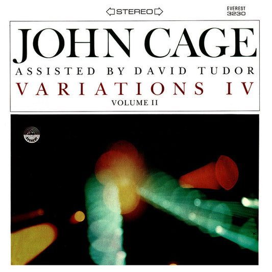 John Cage / David Tudor - Variations IV Volume II LP