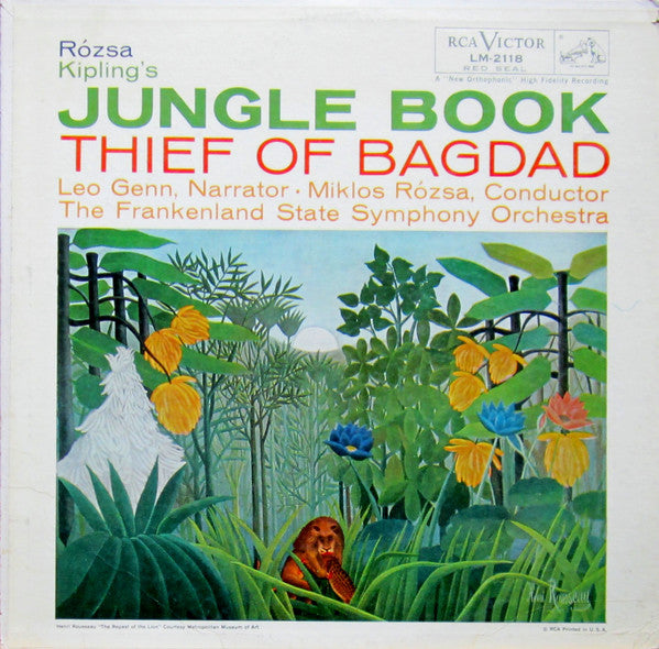 Miklós Rózsa - Jungle Book / Thief Of Bagdad Suite LP