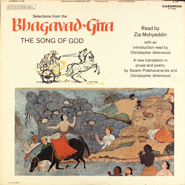 Zia Mohyeddin – Selection From The Bhagavad-Gita, The Song Of God LP