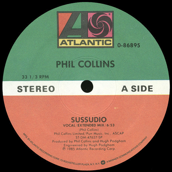 Phil Collins – Sussudio 12"