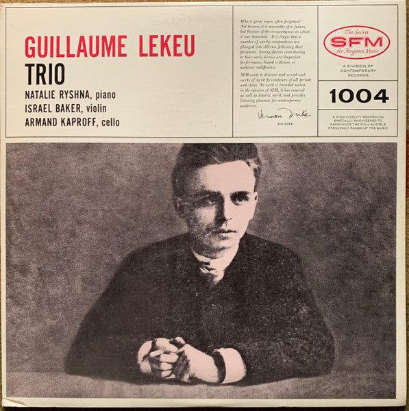 Guillaume Lekeu - Trio LP