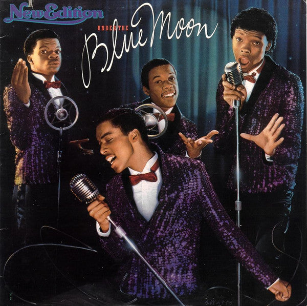 New Edition – Under The Blue Moon LP