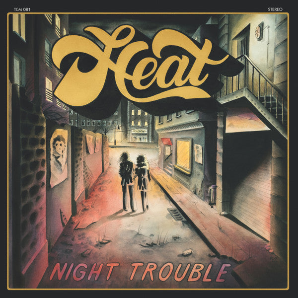 Heat – Night Trouble (Red W/ Black Haze) LP