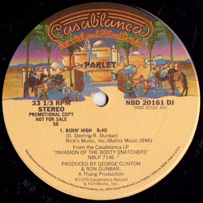 Parlet – Ridin' High 12" LP