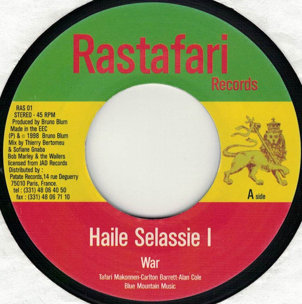 Haile Selassie I – War 7"