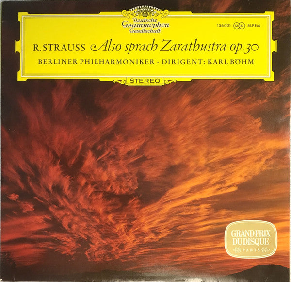 Strauss / Berliner Philharmoniker - Also Sprach Zarathustra Op. 30 LP