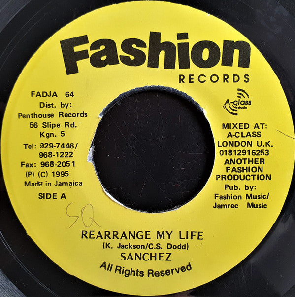 Sanchez – Rearrange My Life 7"