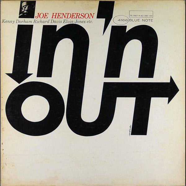 Joe Henderson - In 'N Out (Original pressing) LP