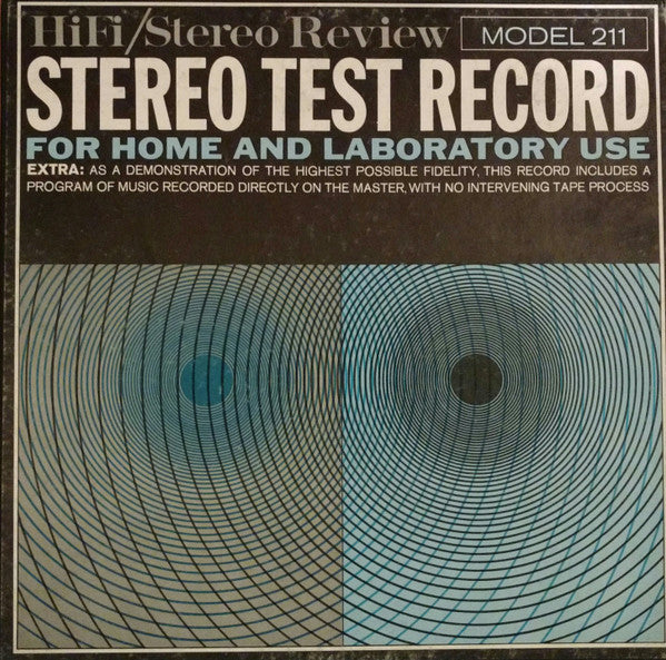 No Artist – Stereo Test Record For Home And Laboratory Use - Model 211 LP