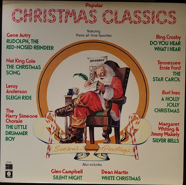 Various – Popular Christmas Classics LP