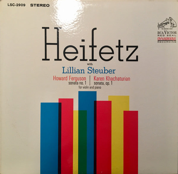 Howard Ferguson, Karen Khachaturian, Heifetz, Lillian Steuber – Sonata No.1 / Sonata, Op.1 LP