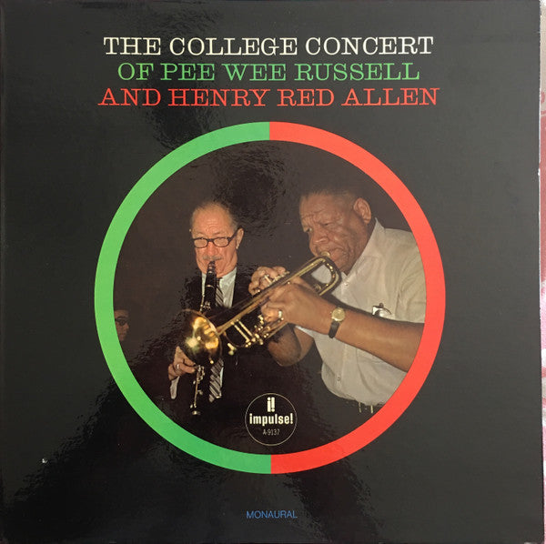 Pee Wee Russell And Henry Red Allen – The College Concert Of Pee Wee Russell And Henry Red Allen LP