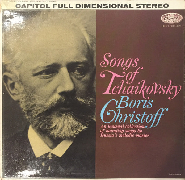 Tchaikovsky / Boris Christoff - Songs Of... LP