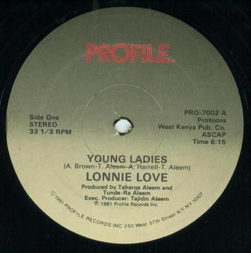 Lonnie Love – Young Ladies 12"