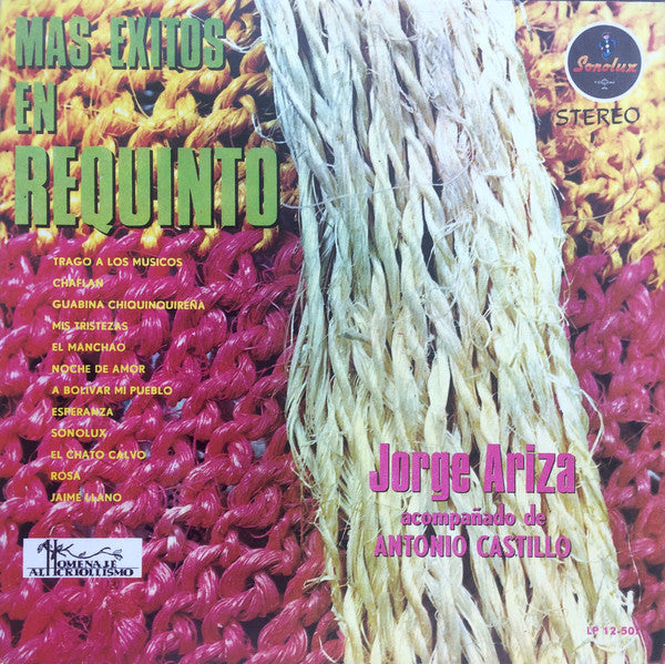 Jorge Ariza Y Su Requinto Con Antonio Castillo – Más Éxitos En Requinto LP