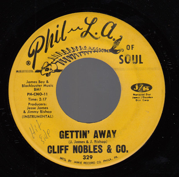 Cliff Nobles & Co. – Gettin' Away / The Camel 7"