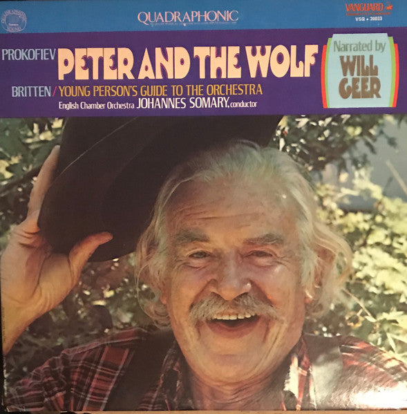 Prokofiev / Britten - Peter & The Wolf / Young Person's Guide (Narrated by Will Geer) LP
