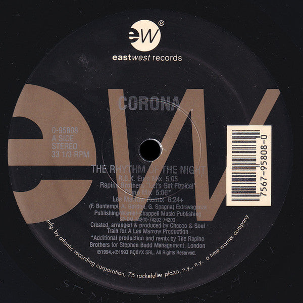 Corona - The Rhythm Of The Night 12"