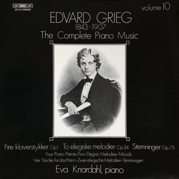 Edvard Grieg, Eva Knardahl – The Complete Piano Music Volume 10 LP