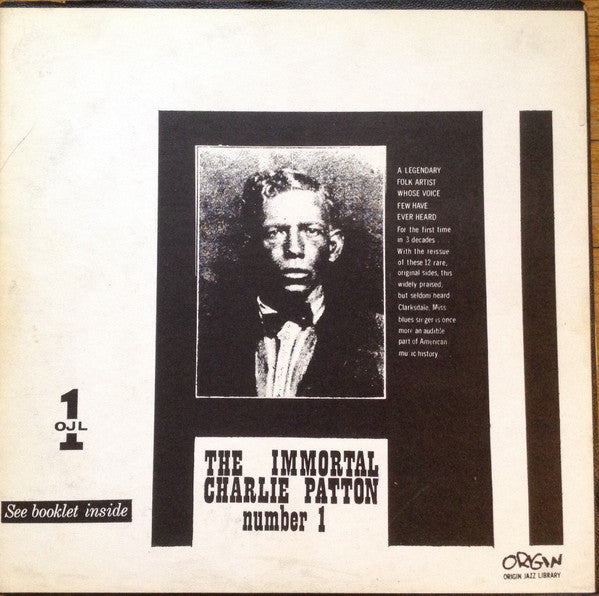 Charlie Patton - The Immortal Charlie Patton Number 1 LP