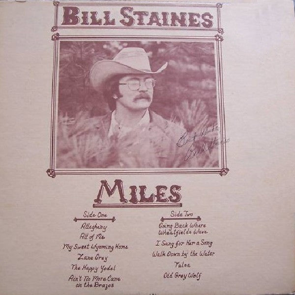 Bill Staines - Miles LP