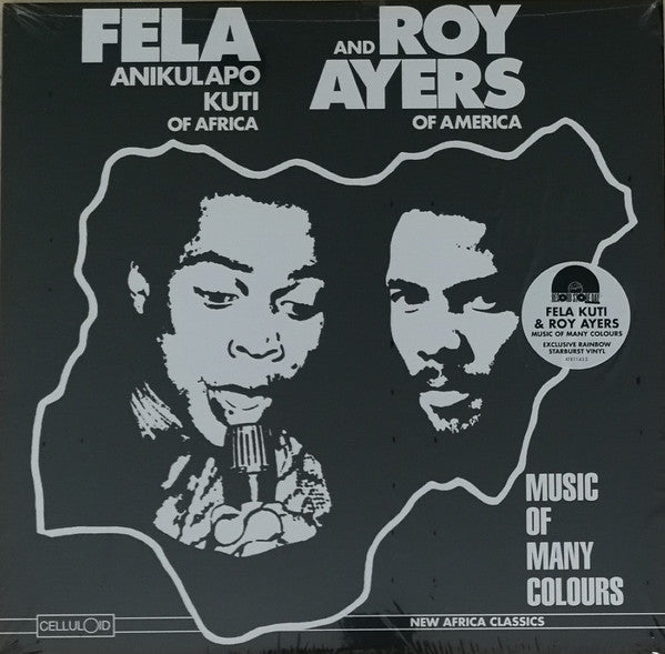 Fela Anikulapo Kuti, Roy Ayers – Music Of Many Colours (Rainbow Starburst) LP