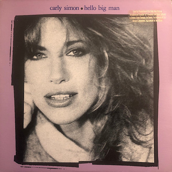 Carly Simon – Hello Big Man LP