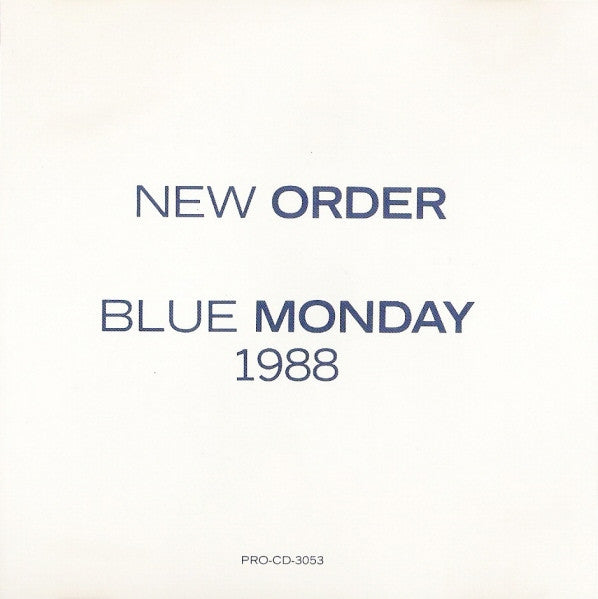 New Order - Blue Monday 1988 CD