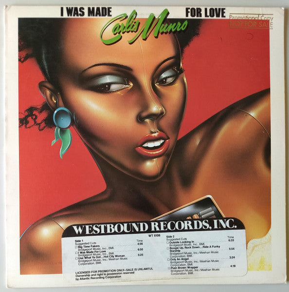 Carlis Munro – I Was Made For Love LP