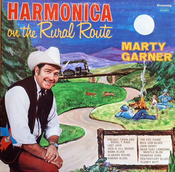 Marty Garner – Harmonica On The Rural Route LP
