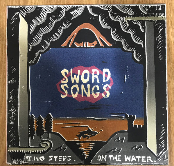 Two Steps On The Water – Sword Songs (Silver w/ Red Splatter) LP
