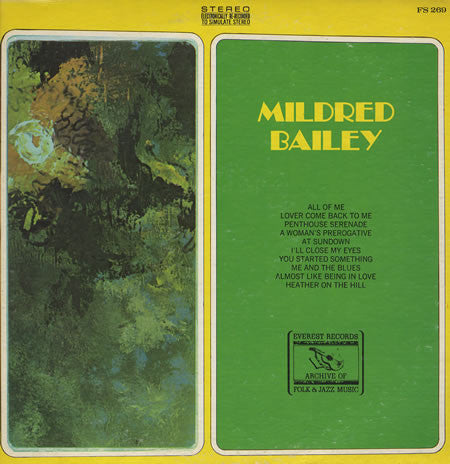 Mildred Bailey – Mildred Bailey LP