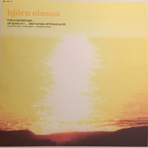 Björn Olsson - Instrumentalmusik... LP