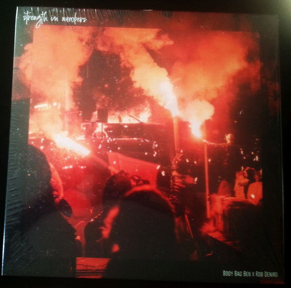 Body Bag Ben, Robert Deniro – Strength In Numbers (Ultra Clear with Oxblood Splatter) 12"