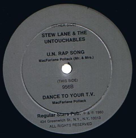 Stew Lane & The Untouchables – U.N. Rap Song LP