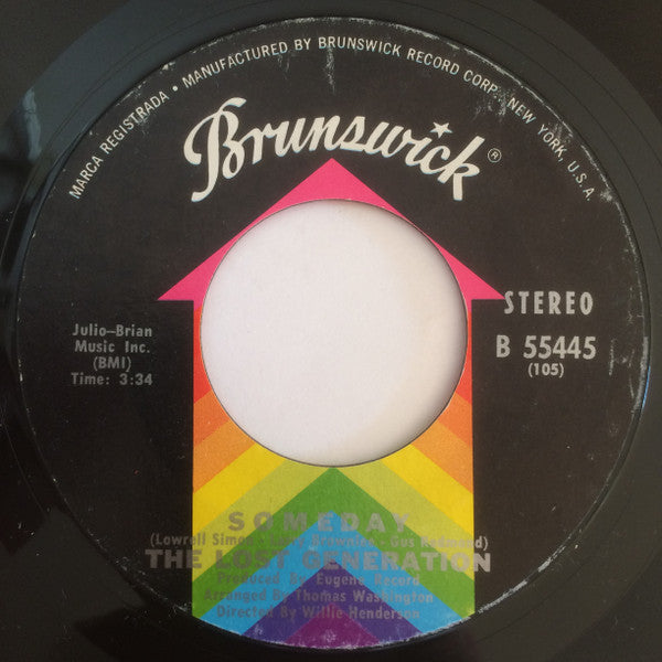 The Lost Generation – Someday / Sorry I Can't Help You 7"