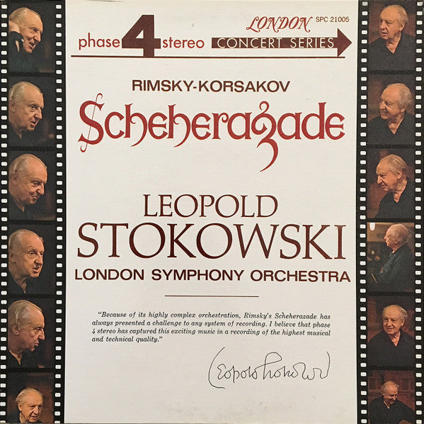Rimsky-Korsakov, Leopold Stokowski, London Symphony Orchestra – Scheherazade LP
