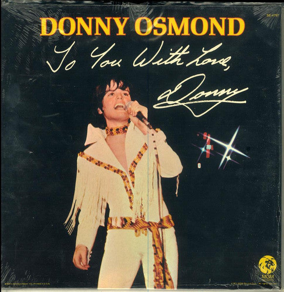 Donny Osmond – To You With Love, Donny LP
