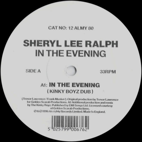 Sheryl Lee Ralph – In The Evening 12"