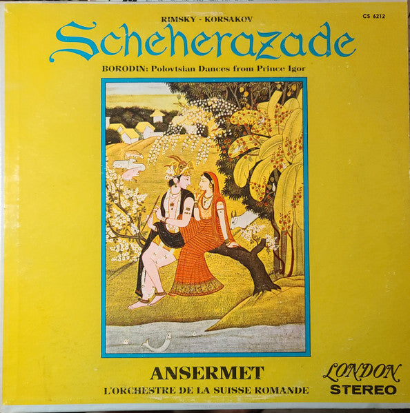 Rimsky-Korsakov, Borodin, Ansermet, L'Orchestre De La Suisse Romande – Scheherazade / Polovtsian Dances LP
