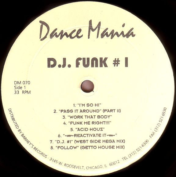 D.J. Funk #1 – Street Traxx II 12"
