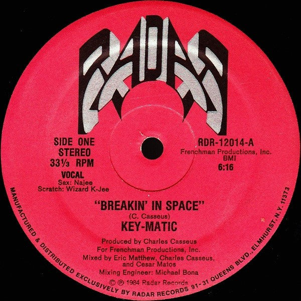 Key-Matic – Breakin' In Space 12"