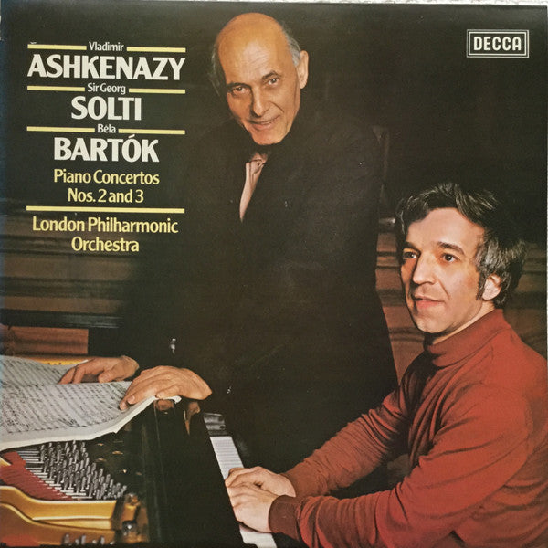 Vladimir Ashkenazy, Sir Georg Solti, Béla Bartók, London Philharmonic Orchestra – Piano Concertos Nos. 2 And 3 LP