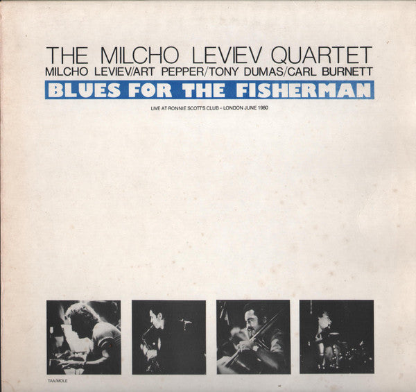 The Milcho Leviev Quartet - Blues For The Fisherman LP